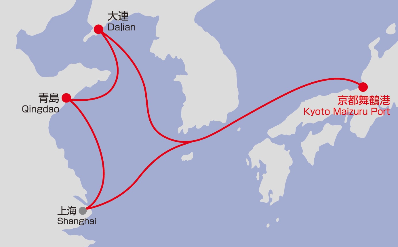 中国航路 航路図