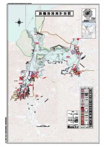 舞鶴港港湾計画図